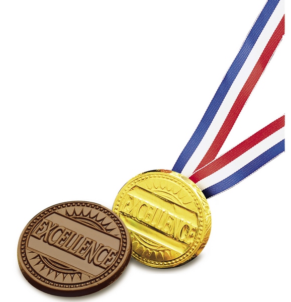 CC320000 Excellence Milk Chocolate Medallions
